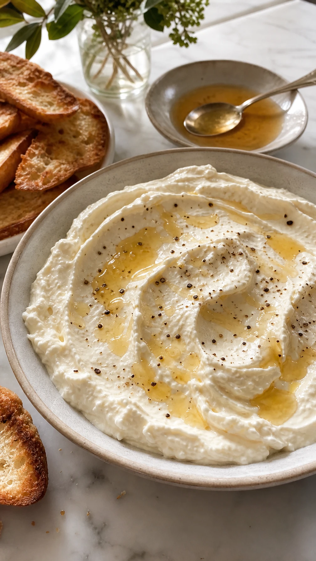 Whipped Feta Dip with Honey